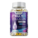 Multiple Collagen - Supports Skin, Hair, Nails and Joints Health, Support Cell Health, Anti-aging, Antioxidant