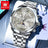 OLEVS 3675 Mens Watch Original Multifunctional Chronograph Quartz Watch Moon Phase Watches For Men Waterproof Mens Gifts Reloj - Lootquake
