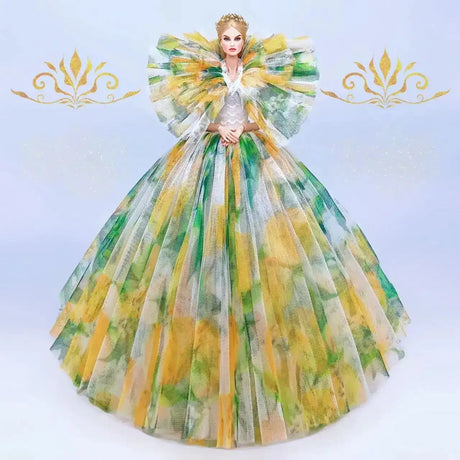 fashion for barbie elegant lady wedding dress for barbie doll clothes princesa for bjd 1/6 dress long dress accessories - Lootquake