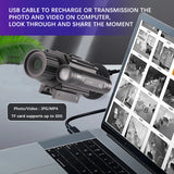 Cámara de visión nocturna digital NV002M, videocámara de 1080P, monocular infrarrojo con modo de imagen múltiple, mira de caza nocturna