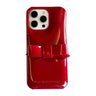 Candy Color Cute Bowknot Phone Case For iPhone