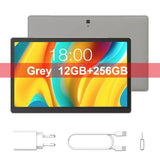 Tablette 14,1 pouces, version mondiale, non ouverte, Android 2025, 12 Go + 256 Go, 1920 x 1080, appels 4G, Wi-Fi 5G, 10 000 mAh