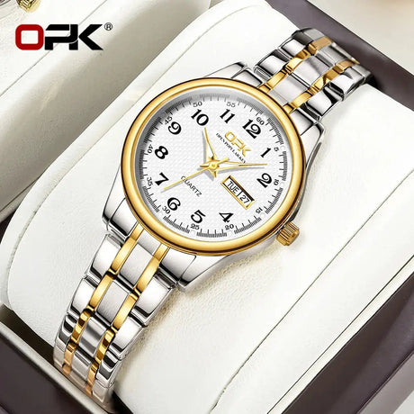 OPK 8110 Watch For Women Quartz Watch Waterproof Classic Luxury Brand Ladies Watch Stainless Steel Strap Watches Reloj Mujer - Lootquake