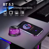 Enceinte Bluetooth portable G200, éclairage RGB, haut-parleur magnétique BT5.3, mini caisson de basses, autonomie de 7 heures, support pour téléphone