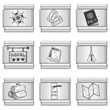 1pc New Designer Exploration Hotel Map Tent Charm Links Fit 9mm Bracelet Stainless Steel Jewelry DIY Making Bangle - Lootquake