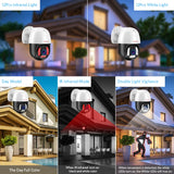 Kit NVR XMEYE de 16 canales POE, sistema de cámara de seguridad PTZ 4K, detección facial IA de 8 MP, audio bidireccional, cámara de visión nocturna a color y resistente al agua.