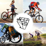 Cycling Cargo Rack Luggage Touring Carrier Racks Front Pannier Rack for Cycling Equipment Stand Footstock for Enhanced Stability