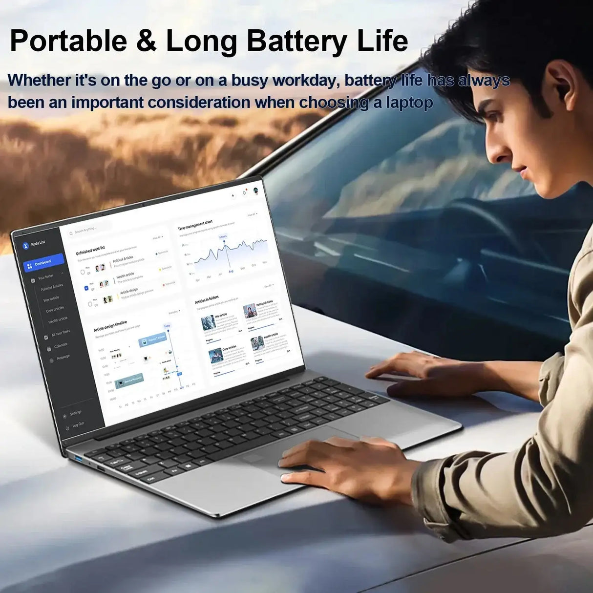 15.6"Laptop Intel Celeron N5095 notebook gamer 32GB RAM 2TB SSD Office Study PC Computer Windows 11 1920*1080 Resolution laptop - Lootquake