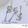 Light Luxury Charms Luxury Nails DIY Nail Charms Japanese Style Pink Jewel Nails Decor Manicure Ornaments Alloy