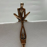 Man Lifting Woman Figurine Art Statue Lover Sculpture Ornament Home Desktop Decor Dancing Couple Sculpture Art Creative Artwork