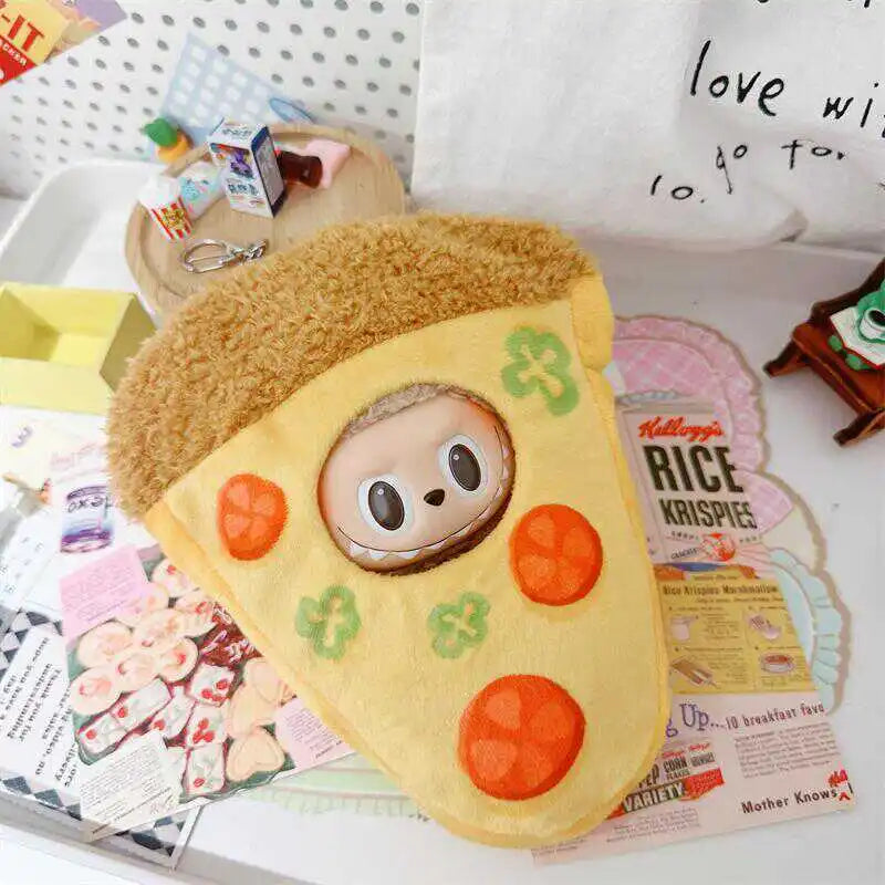 Labubu Doll Clothes, 17cm In Size, With A Piece Of Labubu, A Tomato Pizza Hanging Ornament, A Kid'S Clothes, And A Child'S Gift