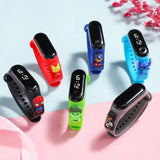 Marvel Spider-Man Children's Cartoon Fashion Watches Stitch Iron Man Electronic Digital LED Display Waterproof Holiday Gift Kids - Lootquake