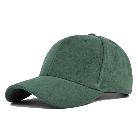 Solid Suede Retro Baseball Caps For Men Women Spring Autumn Street Snapback Hip Hop Hat Adjustable Faux Fur Sunscreen Visor Cap - Lootquake
