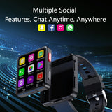 Reloj inteligente S998 4G 2025 para hombre y mujer, con Bluetooth, wifi, Android, SIM, cámara impermeable, para exteriores, para Android