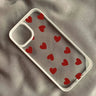 Cute Wine Red Love Heart Phone Case