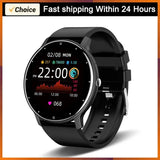 LIGE Smart band Watch Men Real-time Weather Forecast Activity Tracker Watches Sports Ladies Smart Watch Women For Xiaomi Watch - Lootquake