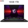 Portátil MSI Sword 17 HX 2024 de 17 pulgadas, pantalla IPS 2.5K QHD de 240 Hz, netbook i7-14700HX, 16 GB, 1 TB SSD, RTX4060, para juegos