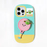 Kawaii 3D Cartoon Badminton Racket Phone Case