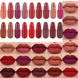Pills Lipstick  6/10/18 Colors Long Lasting Pill Lipstick Cute Waterproof Non-Fading Lipstick Velvet Matte Lipstick Set