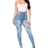 2023 Autumn High Waist Ripped Jeans For Women Fashion Stretch Skinny Denim Pencil Pants Casual Slim Trousers S-3XL - Lootquake