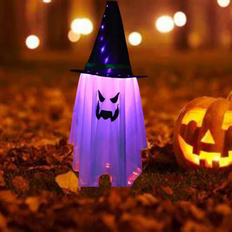 Halloween Hanging Lanterns, Ghost Pumpkin Decoration Outdoor, Hanging Ghost, Front Yard Halloween Decorations
