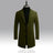 2024 Spring Autumn New Long Cotton Coat New Wool Blend Pure Color Casual Business Fashion Men's Clothing Slim Windbreaker Jacket - Lootquake