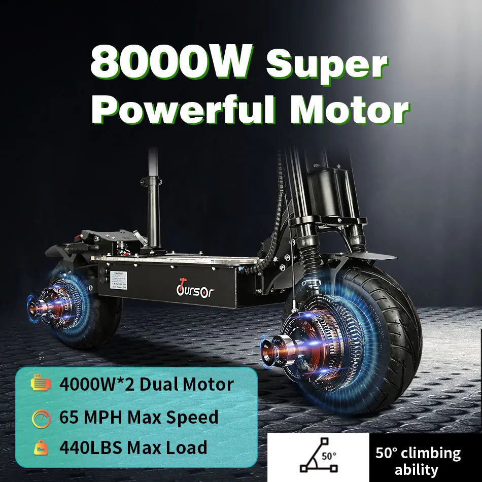 Trottinette électrique pliable X13 pouces 10 000 W, double moteur, batterie 72 V, 40 Ah, 60 V, 50 Ah, vitesse maximale 120 km/h, autonomie 120 km, écran LCD