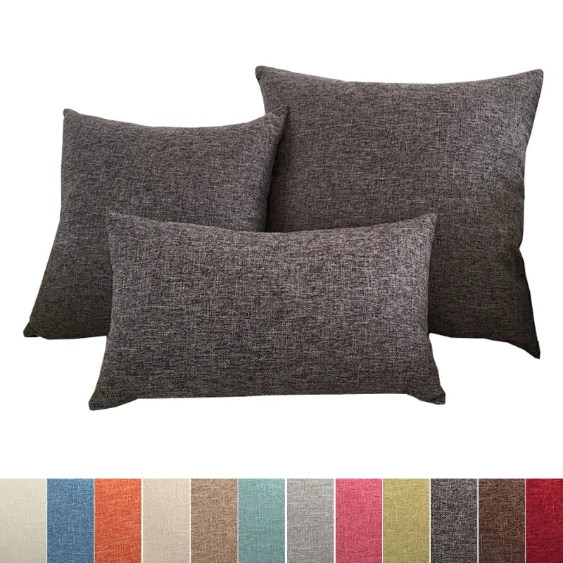 Housse de coussin décorative pour canapé, 30 x 50/40 x 40/45 x 45/40 x 60/50 x 50/55 x 55/60 x 60 cm