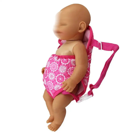 For 15-18 Inch American Doll Toys Newborn Doll Fashion Backpack, Safety Seat, Blanket, Sleeping Bag, Gift for Girls - Lootquake