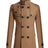 Men Slim Fit Woolen Coats Solid Color Male Casual Long Sleeve Outerwear Autumn Winter Double Breasted Mid Length Windbreaker - Lootquake