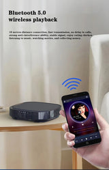 Altavoz Bluetooth inalámbrico de pared con sonido envolvente 3D, radio FM multifuncional, subwoofer portátil para exteriores, batería de larga duración