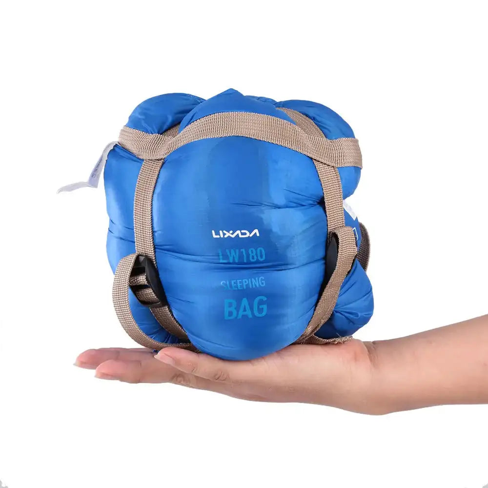 Saco de dormir portátil para exteriores Lixada de 190 x 75 cm, para acampar, viajar, senderismo, multifunción, ultraligero, 680 g, para mochileros.