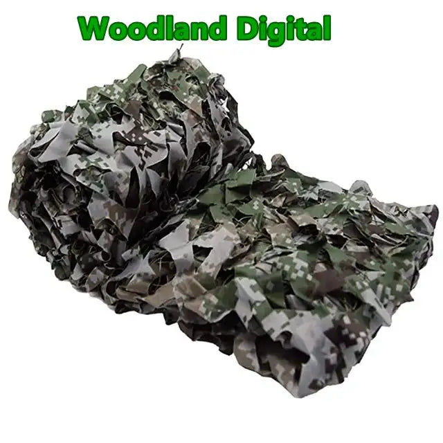 Military Camouflage Net Camouflage Net Military Net Shade Net Hunting Garden Car Outdoor Camping Shade Tent 2x2m/3x6m4x5m - Lootquake