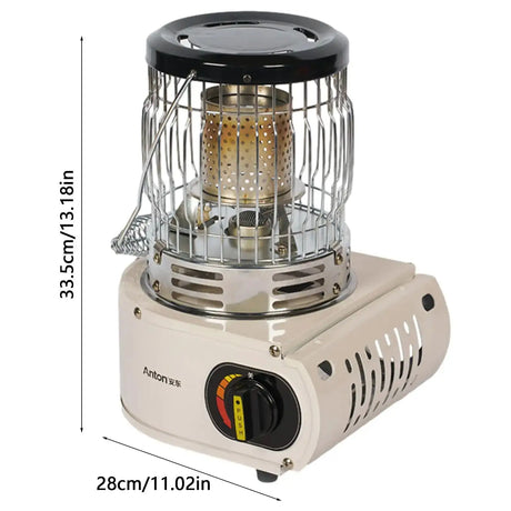 Outdoor Heater 1300W Portable Dual-Use Heating Stove Liquefied Gas Mini Tent Heater Grill Stove Tent Heater For Camping - Lootquake