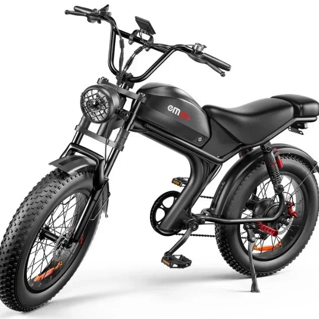 Bicicleta eléctrica C93 2000w con motor dual, batería de litio de 48V 23AH para adultos, bicicleta eléctrica de 20 pulgadas con neumáticos anchos, bicicleta todoterreno de montaña