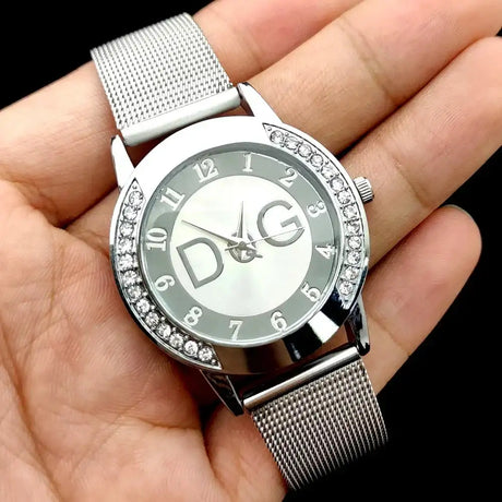 2025Hot Sale European Fashion Watch Women Luxury Brand DQG Quartz Watch Reloj Mujer Casual Stainless Steel Ladies Clock - Lootquake