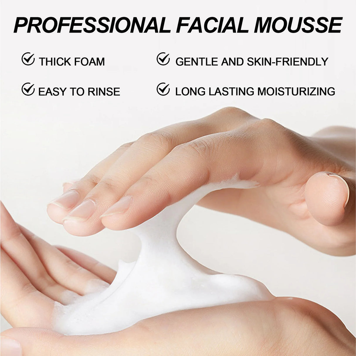 Limpiador facial con vitamina C, limpieza suave, antiacné, control de grasa, reducción de poros, iluminador, hidratante, limpiador facial con aminoácidos.
