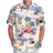 3D Full Print Hawaiian Dachshund Graphic Shirt For Men Summer Casual Button Up Surfing Beach Shirts Blusas Mens Oversize Tee Top - Lootquake