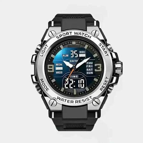 [Men's Digital Chronograph Watch] Multi-sport Chronograph Watch Men's Digital Quartz Watch With Alarm Luminous Date The Ideal Gi - Lootquake