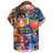 Hawaiian Three-Dimensional Eye Fashion Shirts For Men 3d Print Casual Short Sleeved Summer Tops Funny Clothes For Man Clothing - Lootquake