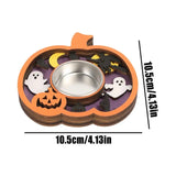 Creative Halloween Candle Holder Pumpkin Ghost Decor Wooden Table Centerpieces atmosphere  candlestick Halloween Home Decor