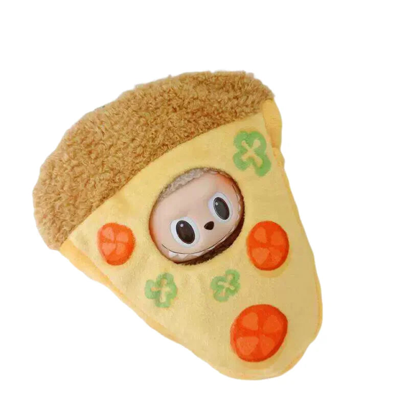 Labubu Doll Clothes, 17cm In Size, With A Piece Of Labubu, A Tomato Pizza Hanging Ornament, A Kid'S Clothes, And A Child'S Gift