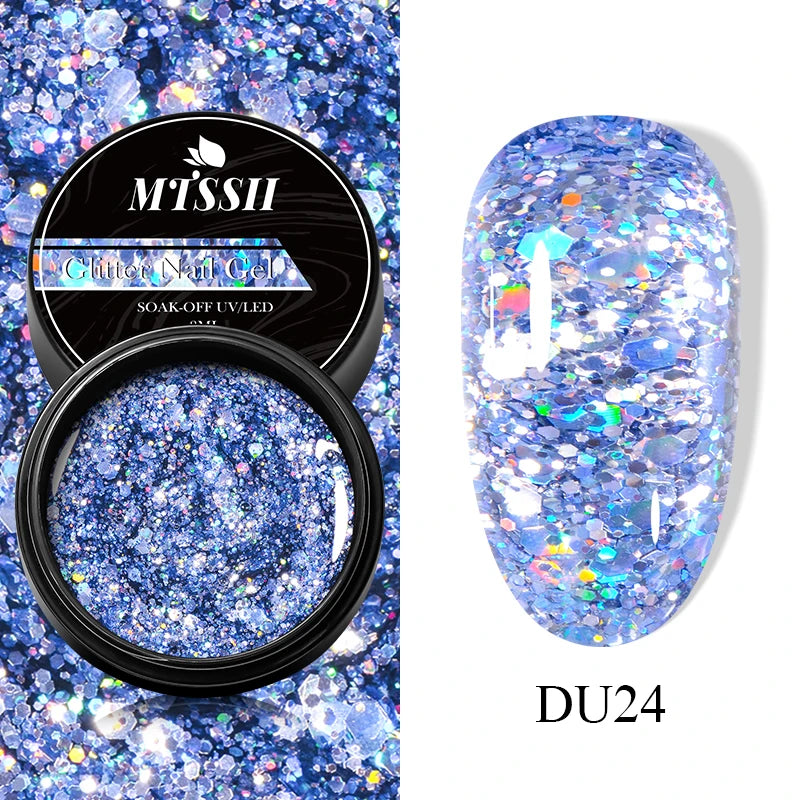 8ml Super Shine Silver Metal Painting Gel Nail Polish High-density Mirror Effect Semi Permanant Nail Art Manicure Varnish