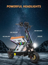 m10 8000W 60V 65AH large electric scooter max speed 90-120km/H 13inch off-road tyres lcd display removable large seat  escooter