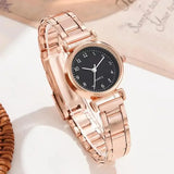 Luxury Wrist Watches for Women Fashion Analog Quartz Watch Stainless Steel Strap Ladies Watch Casual Digital Bracele Watch - Lootquake