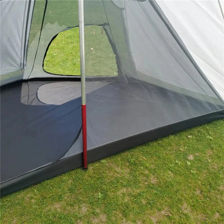 Ultralight Pyramid Tent‘s Inner Tent Outdoor Rodless Summer Mesh Tent Portable Backpacking Hiking Camping Teepee Inside Tent - Lootquake