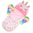 Rainbow Wing Doll Sleeping Bag With Eye Mask Set Suitable For Dolls Of Different Sizes, 10-18 Inch Doll Accessories, 43cm Newbor - Lootquake