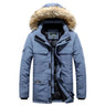 New Men Parkas Coat Windbreaker Big Pockets Wholesale Winter Parkas Men Thicken Coat Fur Hooded Jacket Overcoat Keep Warm Male - Lootquake