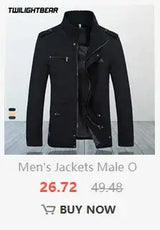 High Quality Men's Casual Jacket 6XL Male Windbreaker Oversized Cotton Classic Jackets Men Clothing Trench Coat A4F5806 - Lootquake