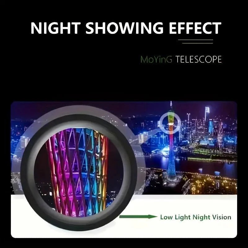 2025 2000X25 HD Monocular Telescope, Compact Portable for Travel, Hiking, Fishing, Camping, Stargazing, Concerts & Bird Watching